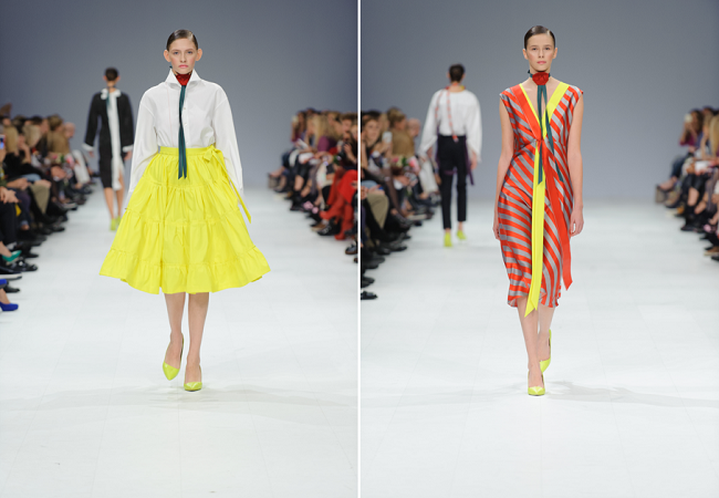 Прозорі блузки, кльош і вічна смужка: модні тренди сезону весна/літо-2017 від українських дизайнерів. Частина перша